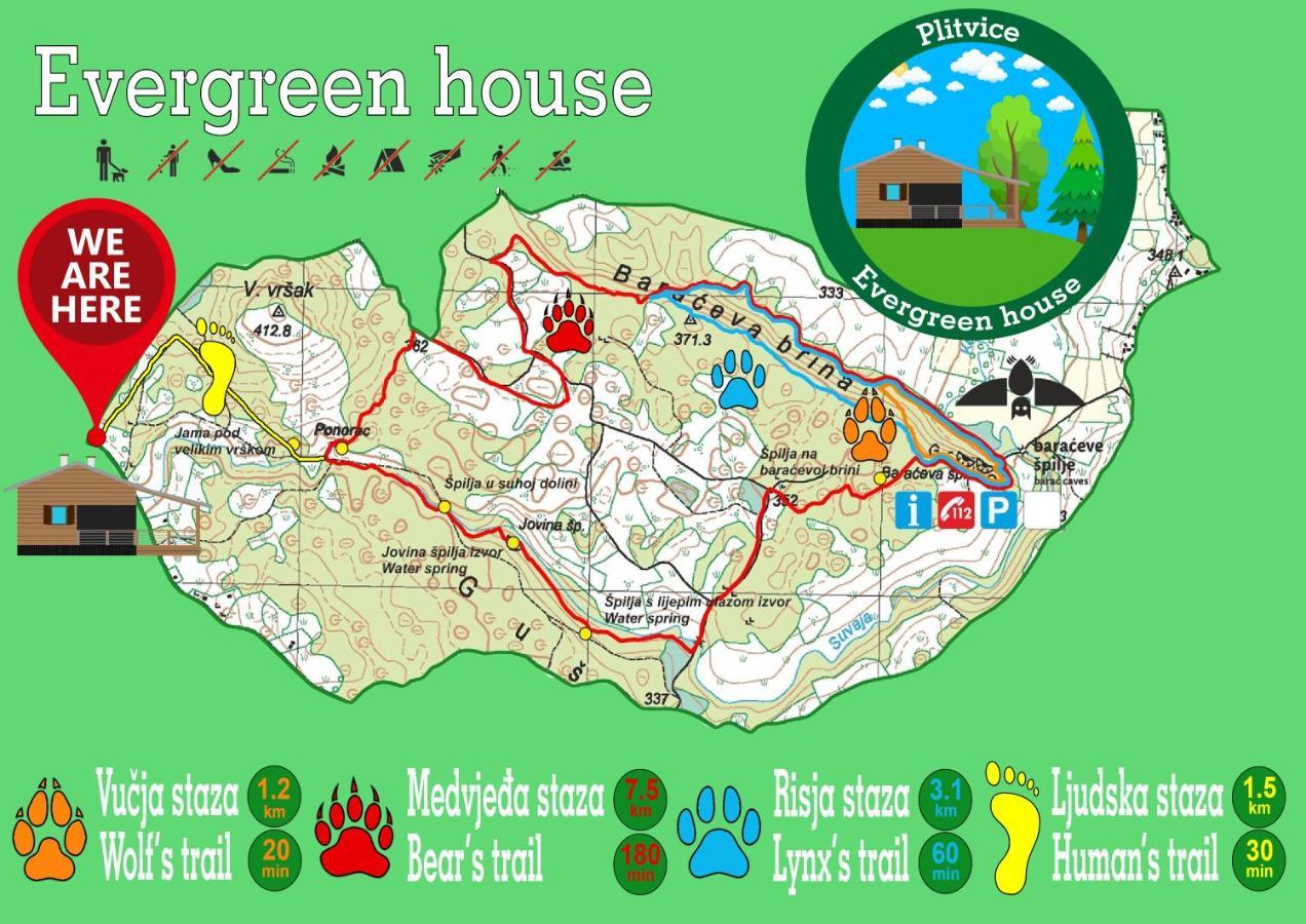 Evergreen House Plitvice Rakovica Exteriör bild